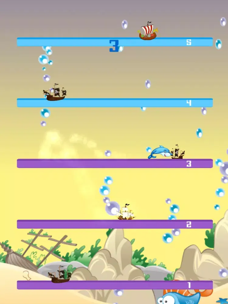 Captures d'écran de Jump Ship - Forget About Mr. Car, Try The Dolphin! iPad 