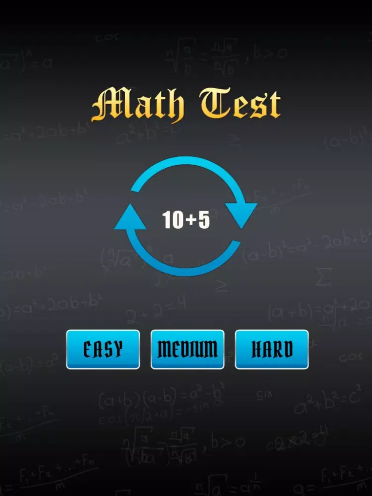 Math Test - Quiz To Elevate Brain Training iPad  Screenshots