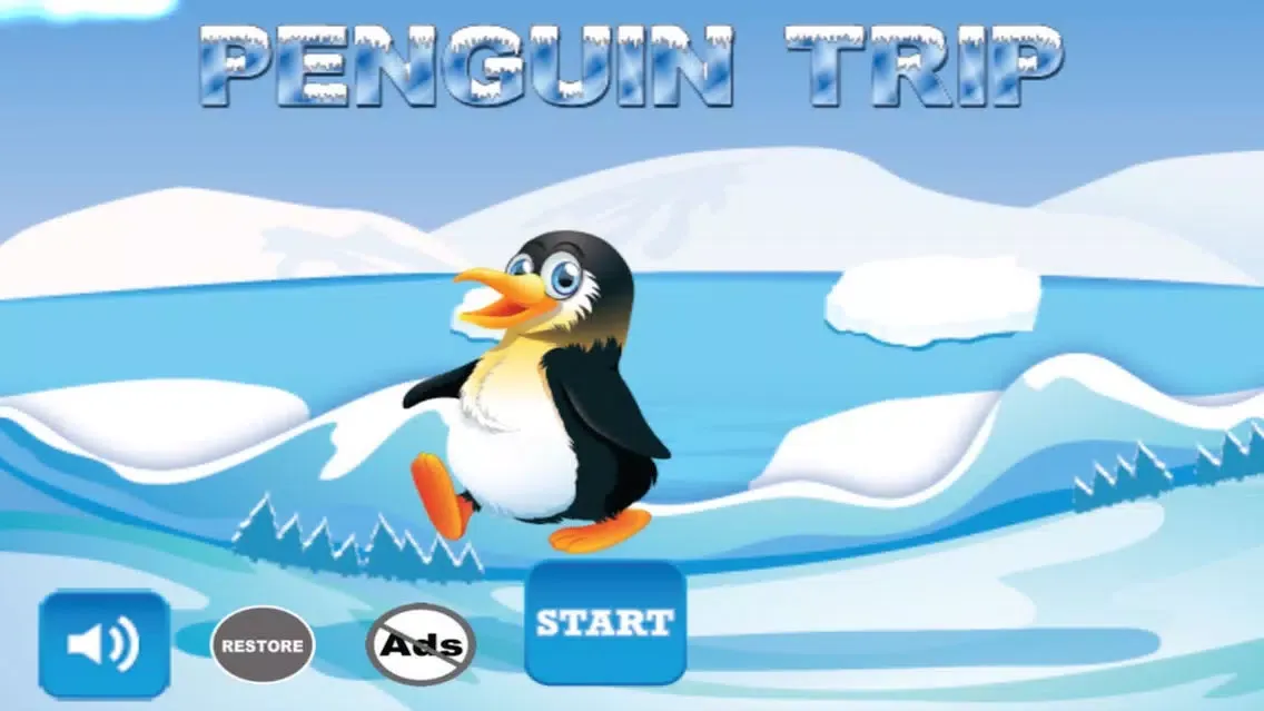Penguin Trip - Racing And Flying Through The Air سکرین شاٹس
