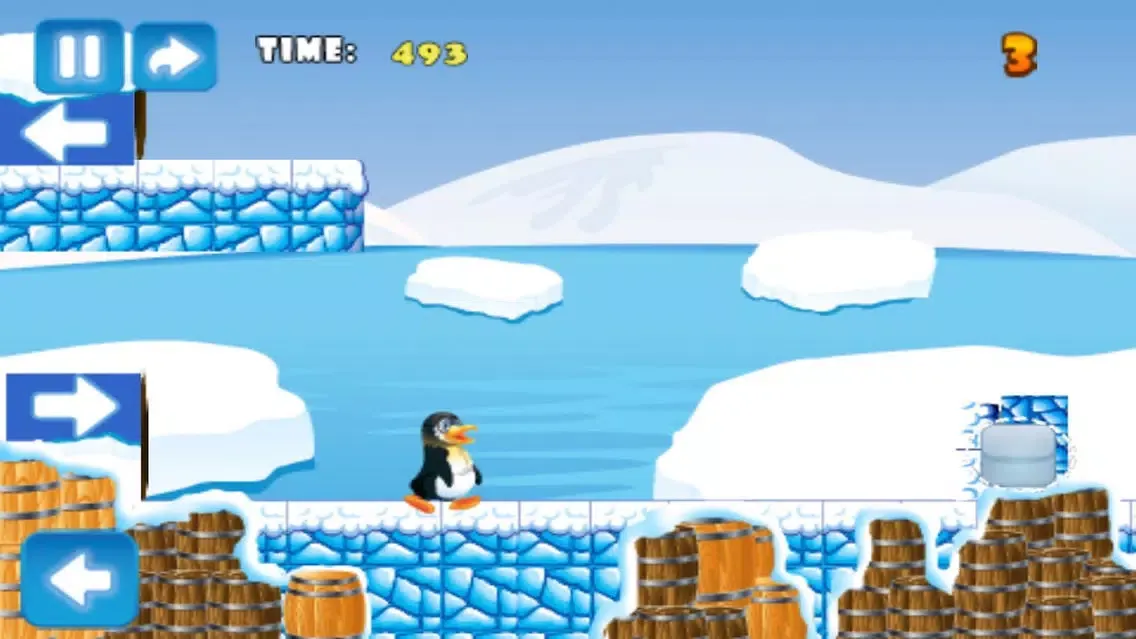 Penguin Trip - Racing And Flying Through The Air سکرین شاٹس