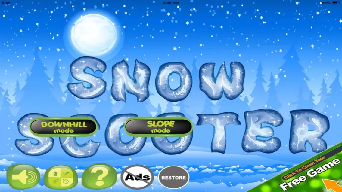 Tangkapan skrin Snow Scooter - Snow White!