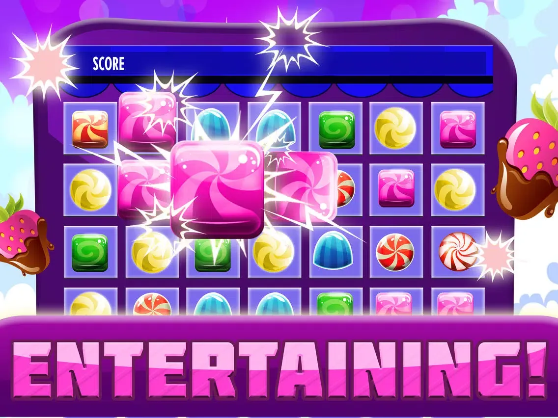 Скриншоты All Candy Blitz 2015 - Soda Pop Match 3 Puzzle Game iPad 