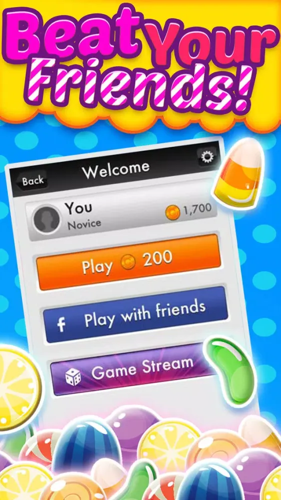 Candy Games Mania Puzzle Games 2014 - Fun Candies Swapping Game For iPhone And iPad HD FREE Screenshots