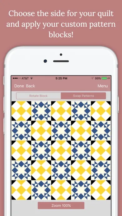Captures d'écran de Quiltler - Quilt Designer