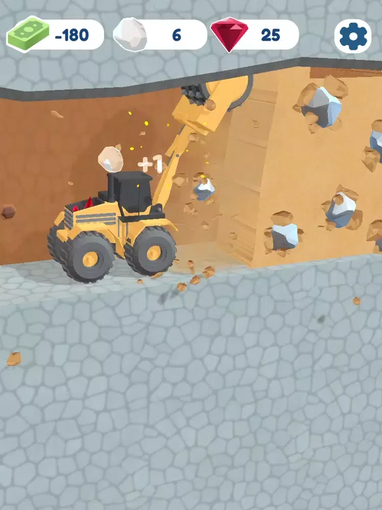 Tangkapan layar Gem Miner Tycoon iPad 