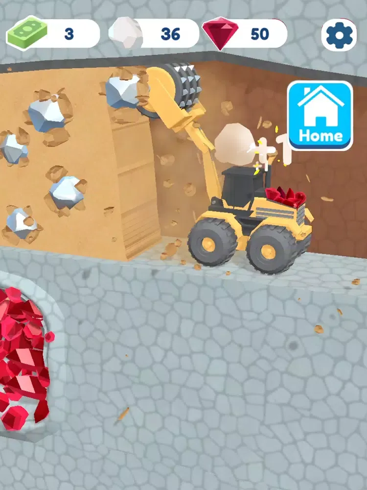 Tangkapan layar Gem Miner Tycoon iPad 