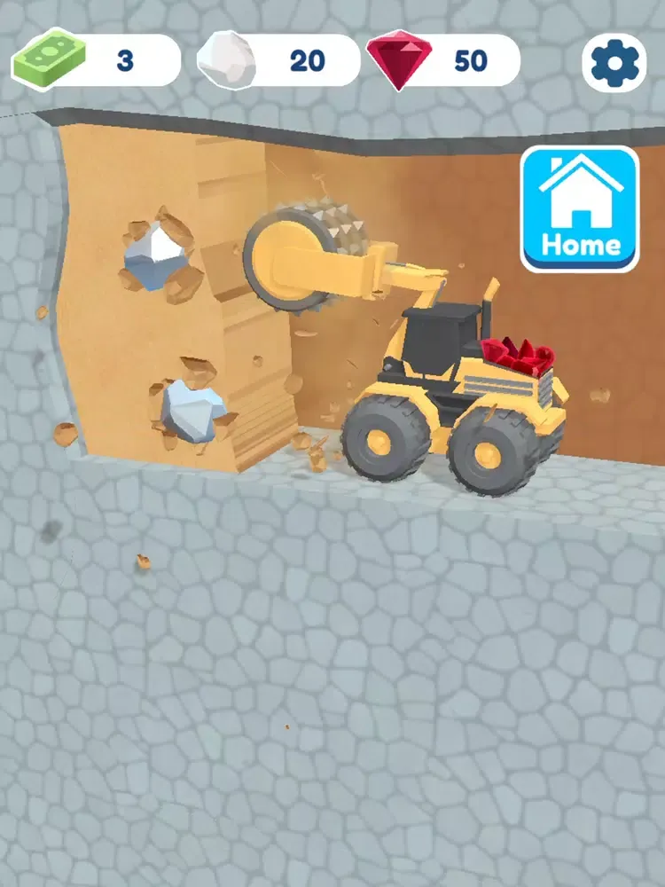 Tangkapan layar Gem Miner Tycoon iPad 