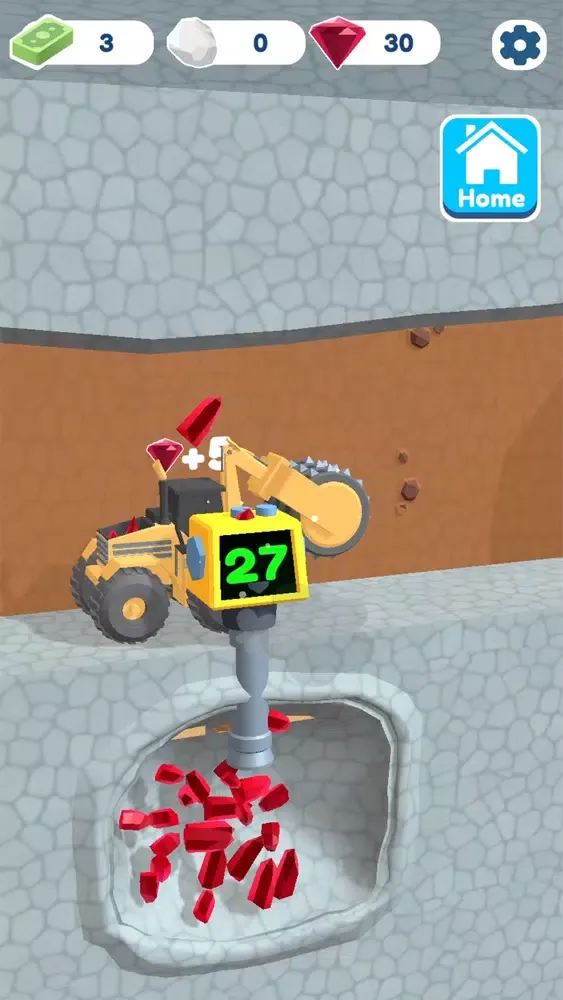 Tangkapan layar Gem Miner Tycoon
