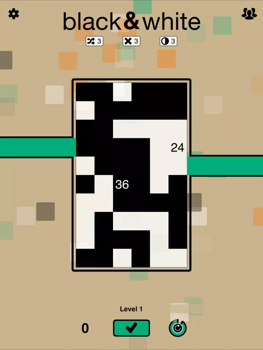 Black & White - A colourful grid-based puzzle iPad  Ekran Görüntüleri