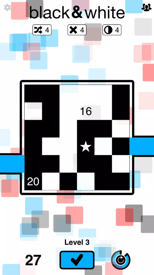 Black & White - A colourful grid-based puzzle Ekran Görüntüleri
