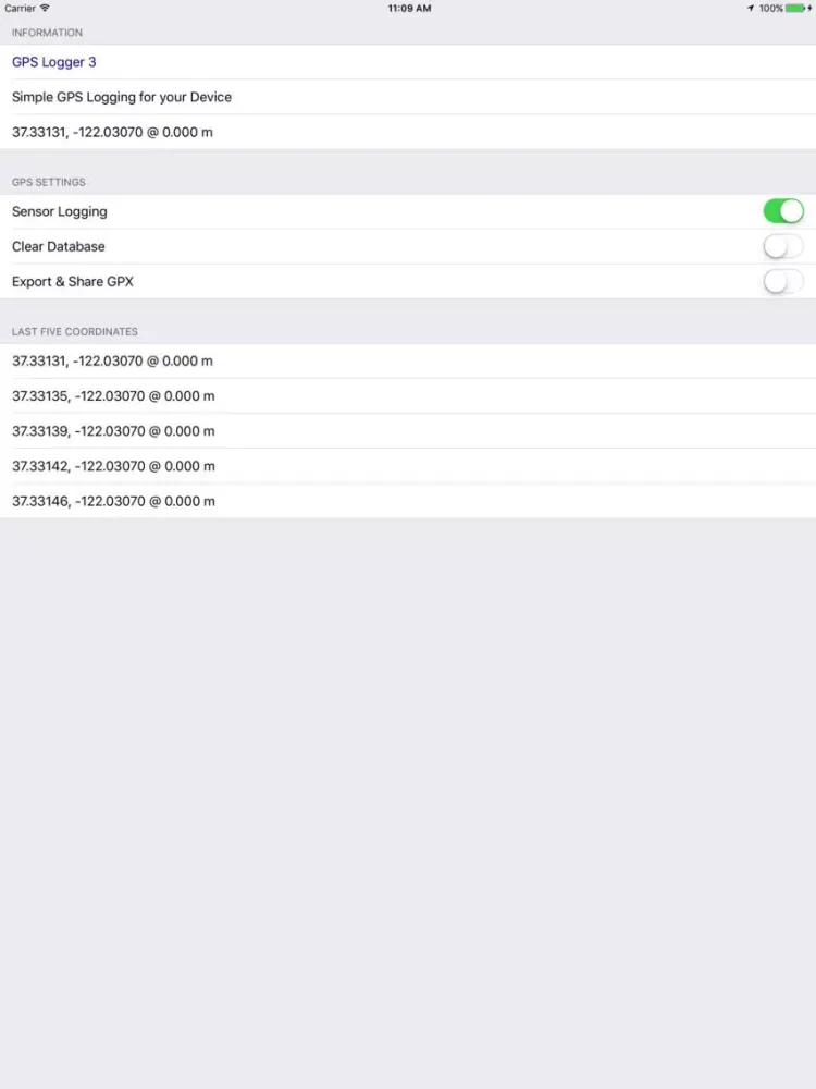 Capturas de pantalla de GPS Logger 3 - GPX, Photo, and Location Journal iPad 