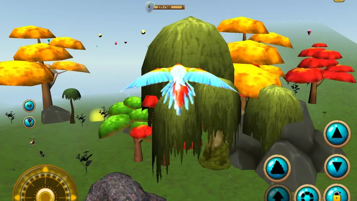 Tangkapan skrin Parrot Simulator 3D