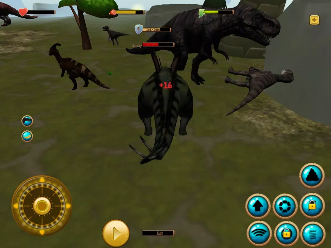 Stegosaurus Dinosaur Simulator 3D iPad  سکرین شاٹس