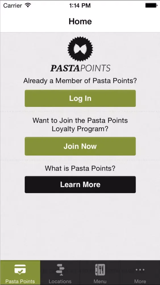 Johnny Carino's Pasta Points Screenshots