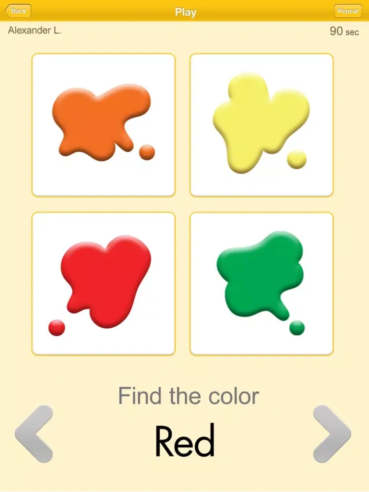 Capturas de pantalla de Lets Leap Ahead Colors iPad 