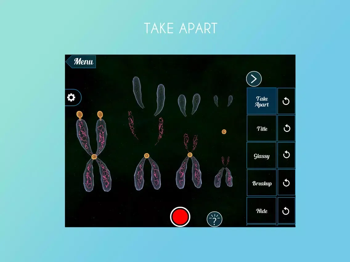 Capturas de tela do Virtual Reality(VR) Chromosomes iPad 