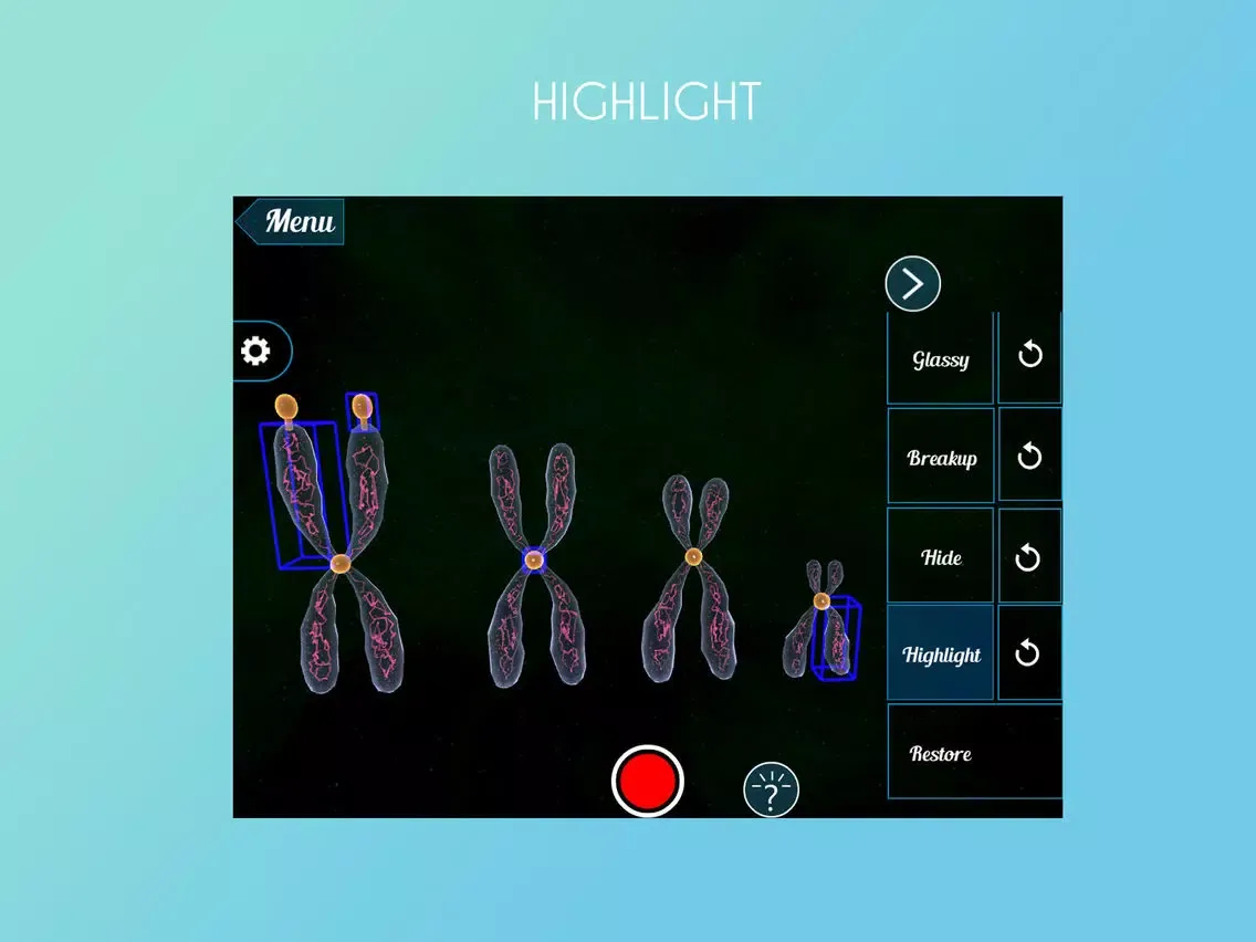 Capturas de tela do Virtual Reality(VR) Chromosomes iPad 