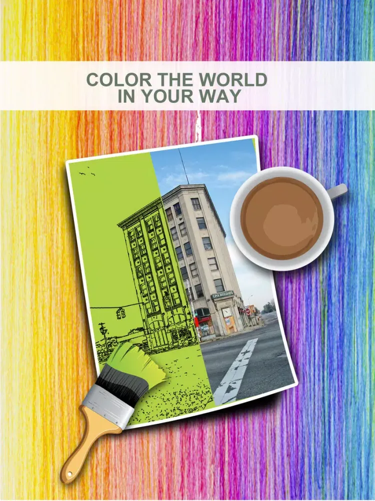 Chromotherapy - Make Your Pictures To Color Therapy Art books for Adults iPad 應用截圖