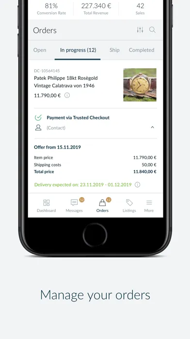 Chrono24 for Dealers Ekran Görüntüleri