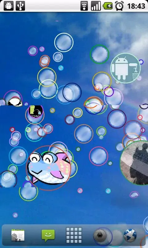 Captures d'écran de Bubble Live Wallpaper