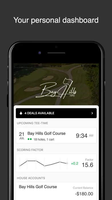 Tangkapan skrin Bay Hills Golf Club