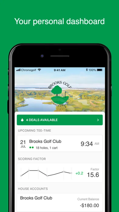 Capturas de tela do Brooks Golf