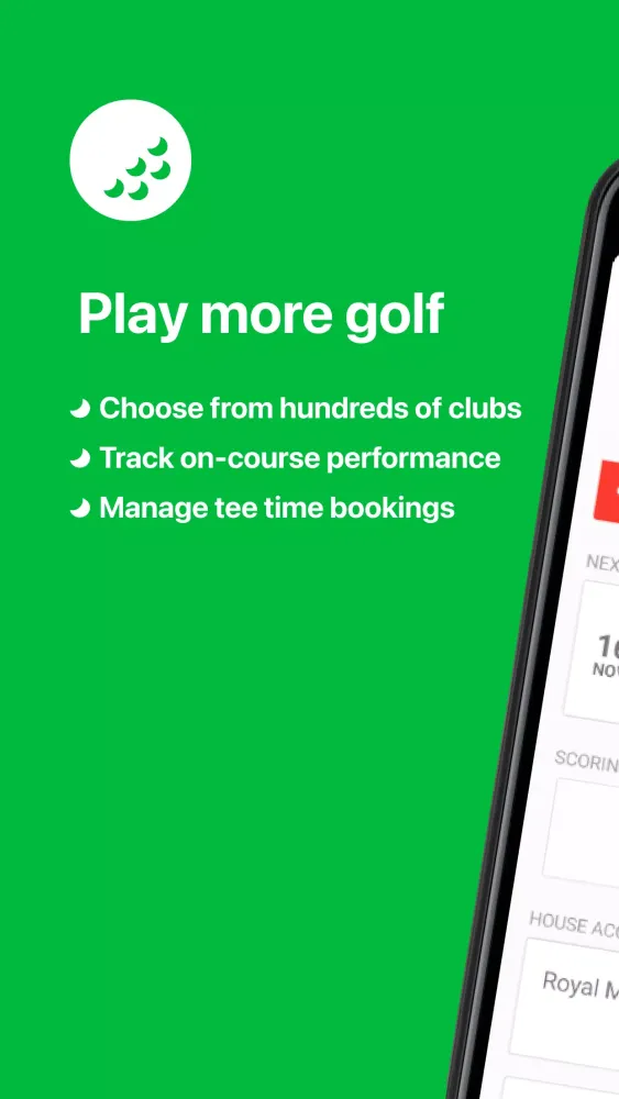 Captures d'écran de Chronogolf