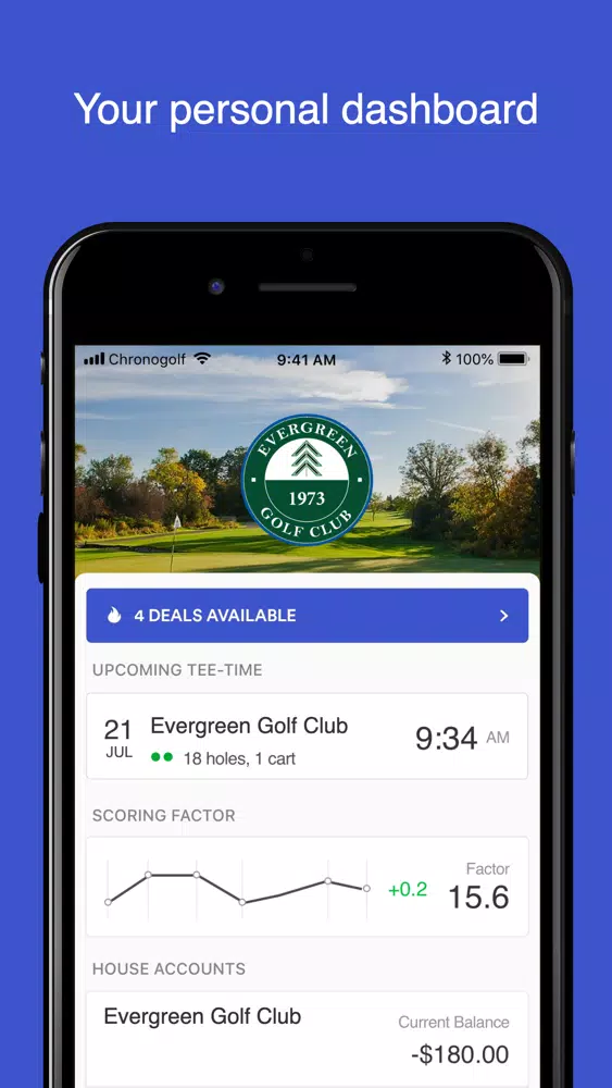 ภาพหน้าจอของ Evergreen Golf Club