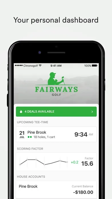 Fairways Golf Management سکرین شاٹس
