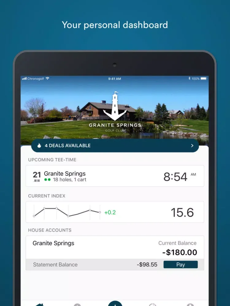 Granite Springs Golf Club iPad  スクリーンショット