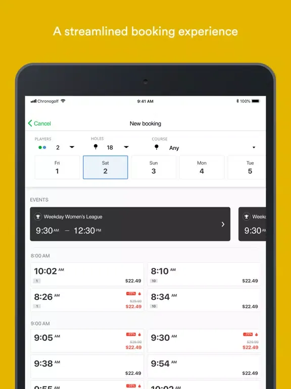 King David Mowbray Golf Club iPad  স্ক্রিনশট