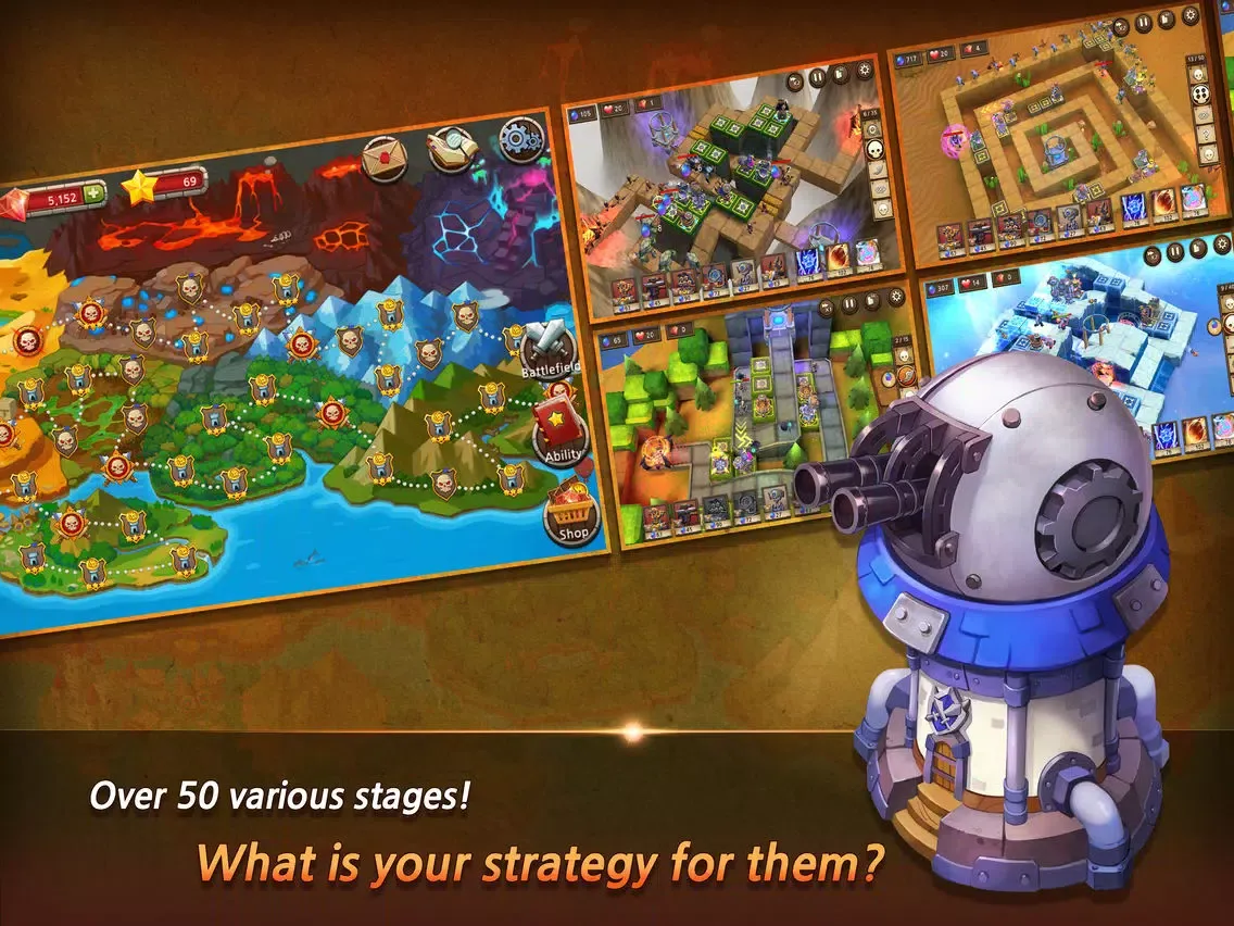 Captures d'écran de Rising Tower Defense iPad 