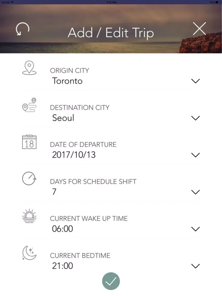 Chronoshift - Fight Jet Lag iPad  سکرین شاٹس