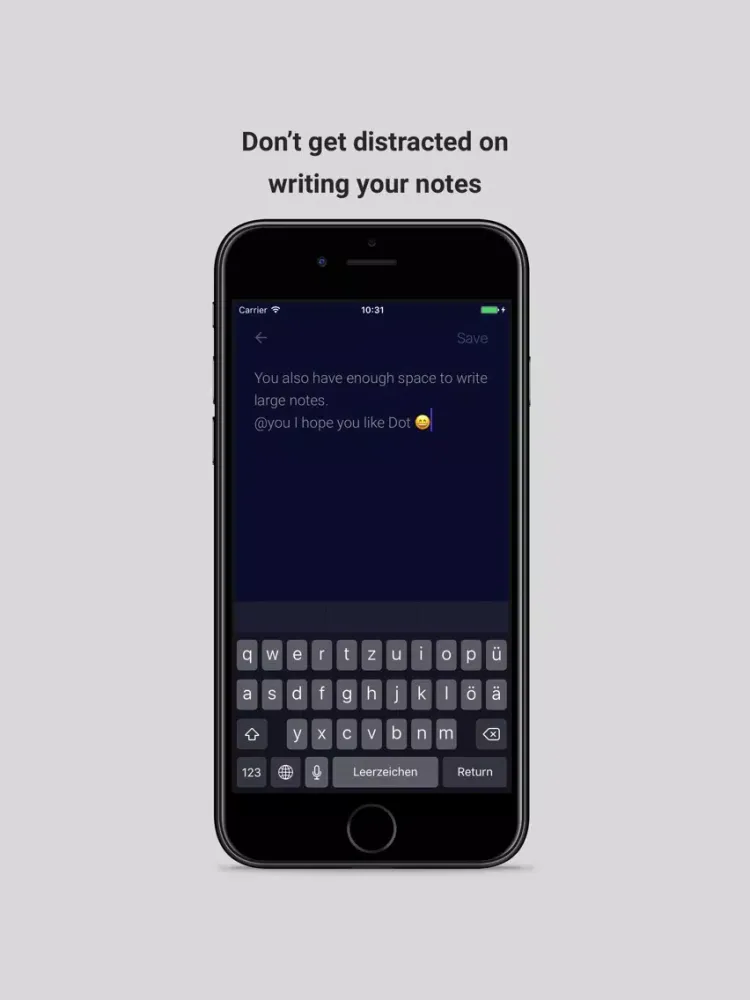 Ảnh chụp màn hình của Dot - Beautiful, simple and minimalistic notes app iPad 