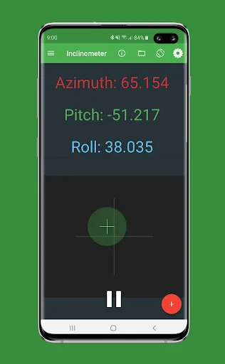 Tangkapan skrin Physics Toolbox Sensor Suite