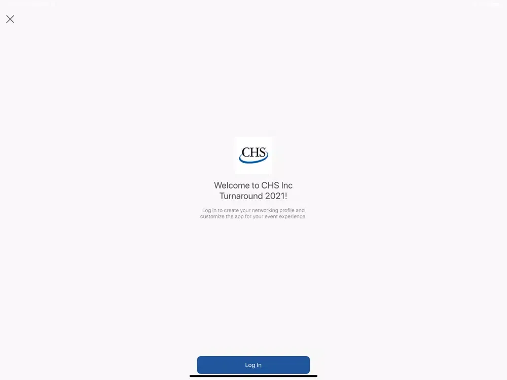 CHS Inc Events iPad  스크린샷