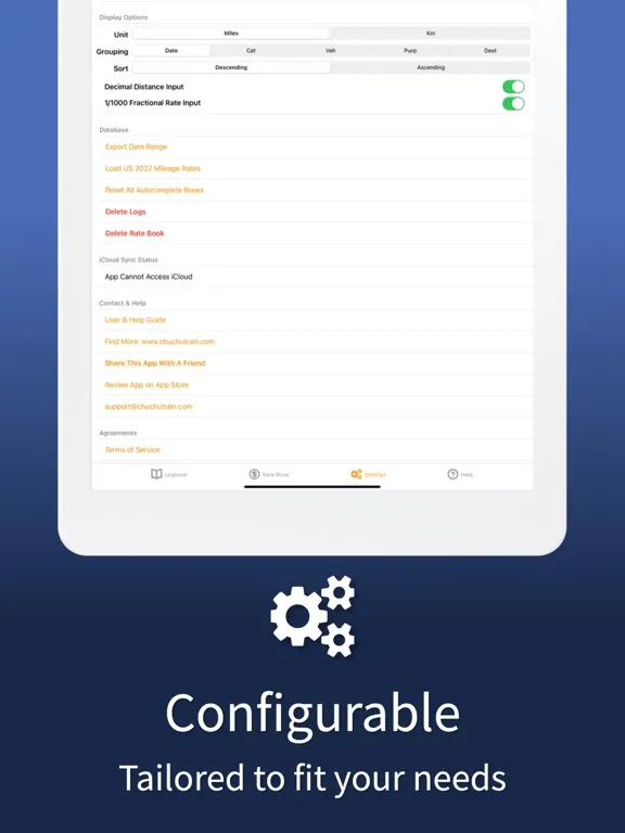 Mileage Tracker & Expense Log iPad  سکرین شاٹس
