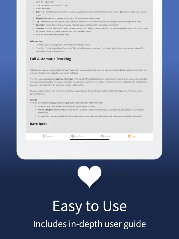 Mileage Tracker & Expense Log iPad  سکرین شاٹس