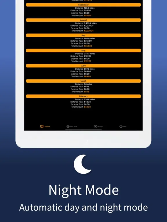 Mileage Tracker & Expense Log iPad  سکرین شاٹس
