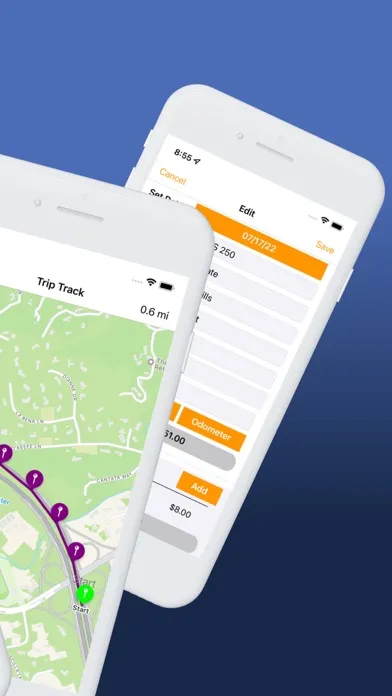 Mileage Tracker & Expense Log سکرین شاٹس