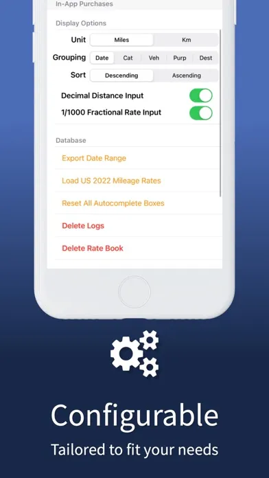 Mileage Tracker & Expense Log سکرین شاٹس