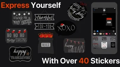Capturas de pantalla de Holiday & Christmas Stickers