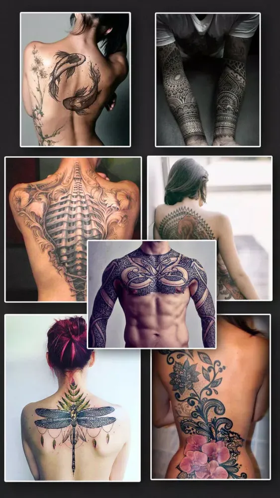 Zrzuty ekranu Virtual Tattoo Maker:Ink Art