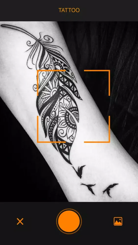 Zrzuty ekranu Virtual Tattoo Maker:Ink Art
