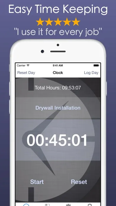 Ảnh chụp màn hình của Timesheet Work & Hours Tracker