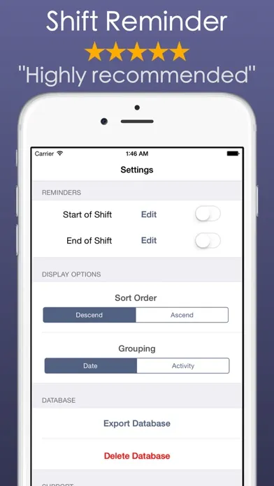 Ảnh chụp màn hình của Timesheet Work & Hours Tracker