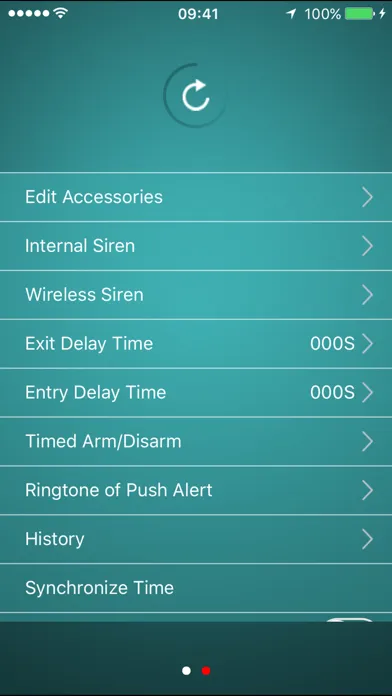 Zrzuty ekranu AW1 Alarm