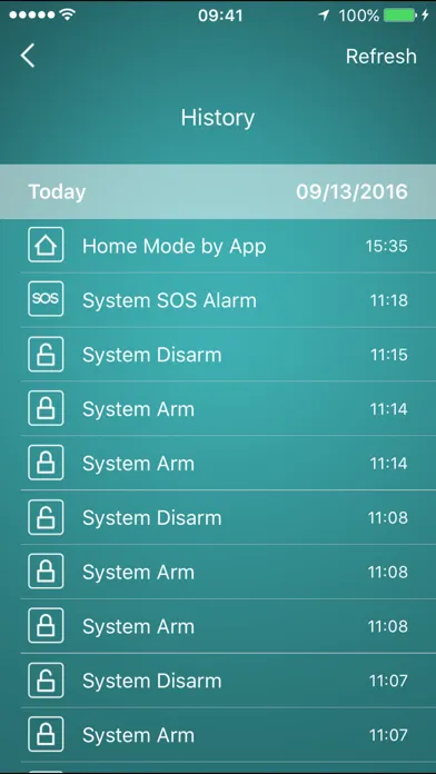 Zrzuty ekranu AW1 Alarm