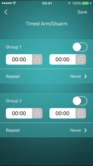 Zrzuty ekranu AW1 Alarm