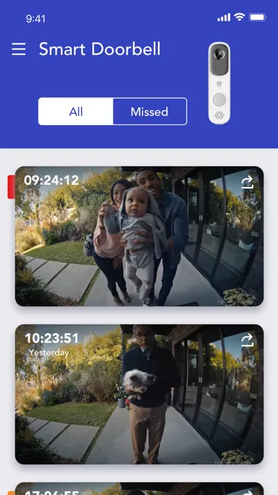 Captures d'écran de Smart WiFi Doorbell